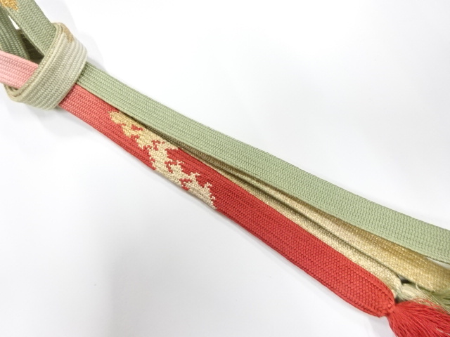 正絹　手組帯締め